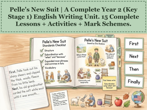 Pelle's New Suit | Year 2 English Unit | 15 Complete Lessons + Resources + Mark Scheme