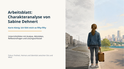 Ich fühl mich so fifty-fifty - Karin König - Complete Study Guide and Workbook
