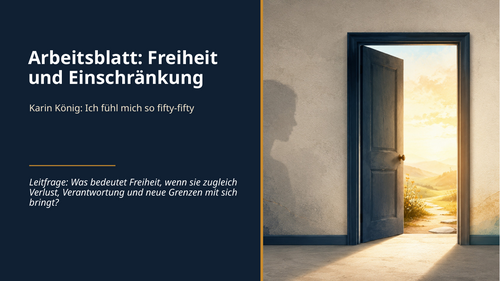 Ich fühl mich so fifty-fifty – Karin König – Freedom and Restriction