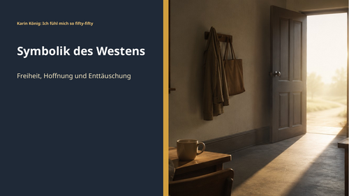 Ich fühl mich so fifty-fifty – Karin König – The West