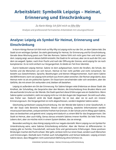 Ich fühl mich so fifty-fifty – Karin König – Leipzig