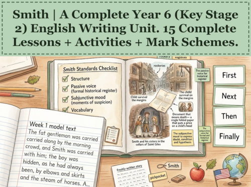 Smith | Year 6 English Unit | 15 Complete Lessons + Resources + Mark Scheme