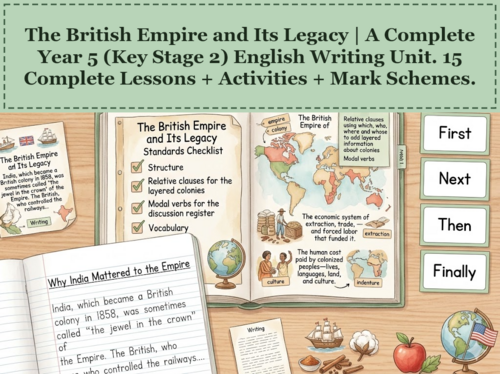 The British Empire and Its Legacy | Year 5 English Unit | 15 Complete Lessons + Resources