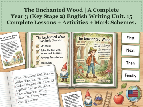 The Enchanted Wood | Year 3 English Unit | 15 Complete Lessons + Resources + Mark Scheme