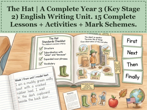 The Hat | Year 3 English Unit | 15 Complete Lessons + Resources + Mark Scheme