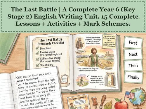 The Last Battle | Year 6 English Unit | 15 Complete Lessons + Resources + Mark Scheme