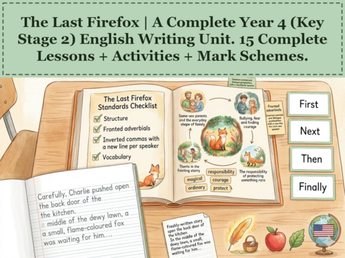 The Last Firefox | Year 4 English Unit | 15 Complete Lessons + Resources + Mark Scheme