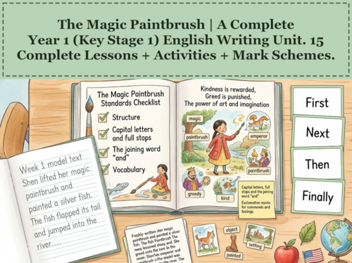 The Magic Paintbrush | Year 1 English Unit | 15 Complete Lessons + Resources + Mark Scheme