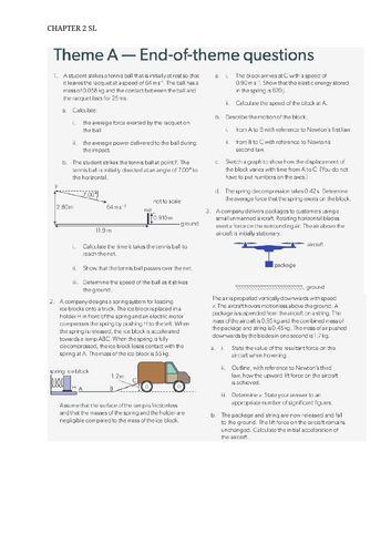 A1 TO A4  IB Physics Space,time & motion  ready made exam style worksheets with detailed solution