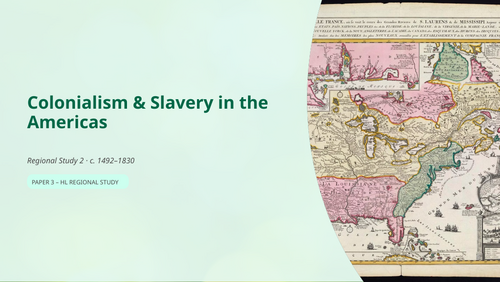 IB History Paper 3 Americas: Colonialism & Slavery| Impact of European Conquest