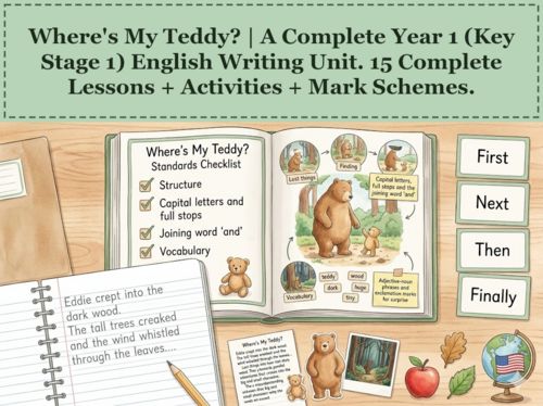Where's My Teddy? | Year 1 English Unit | 15 Complete Lessons + Resources + Mark Scheme