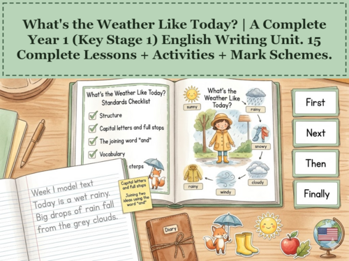 What's the Weather Like Today? | Year 1 English Unit | 15 Complete Lessons + Resources