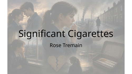 significant cigarettes text Significant Cigarettes - Rose Tremain