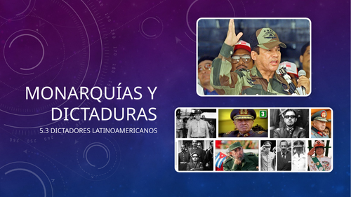 Monarquías y Dictaduras Recap