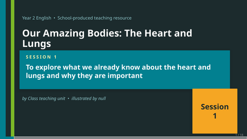 Our Amazing Bodies: The Heart and Lungs | Year 2 English Unit | 15 Complete Lessons + Resources