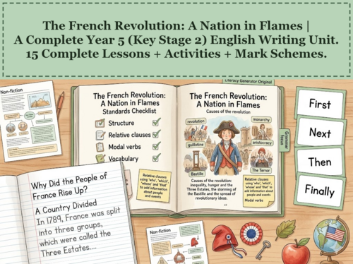 The French Revolution: A Nation in Flames | Year 5 English Unit | 15 Complete Lessons