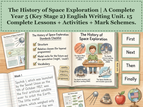 The History of Space Exploration | Year 5 English Unit | 15 Complete Lessons + Resources