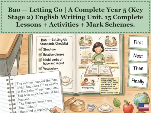Bao — Letting Go | Year 5 English Unit | 15 Complete Lessons + Resources + Mark Scheme