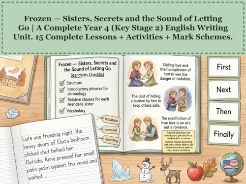 Frozen — Sisters, Secrets and the Sound of Letting Go | Year 4 English Unit | 15 Complete Lessons