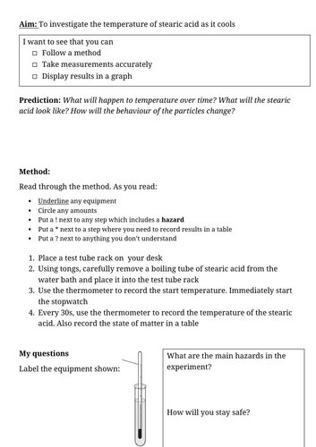 Cooling curve (Stearic acid) write up