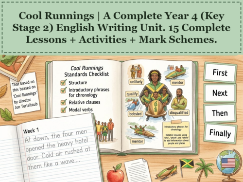 Cool Runnings | Year 4 English Unit | 15 Complete Lessons + Resources + Mark Scheme