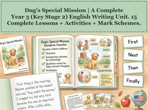 Dug's Special Mission | Year 3 English Unit | 15 Complete Lessons + Resources + Mark Scheme
