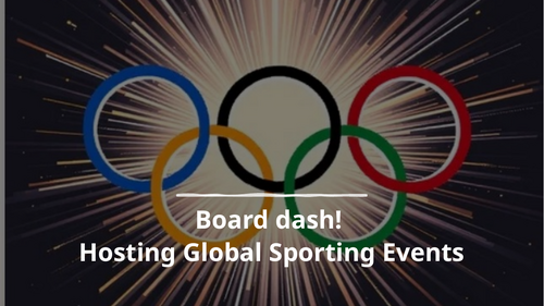 OCR A Level PE: Paper 3 - Hosting Global Sporting Events - Board dash