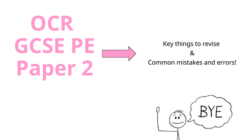 OCR GCSE PE: Paper 2 whole-course revision PPT