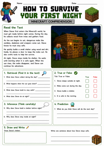 Minecraft Comprehension