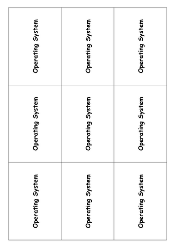 Software and legislation flash cards J277 OCR GCSE Computer Science