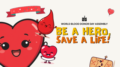 World Blood Donor Day Assembly PowerPoint | Helping Others & Health | KS1 KS2