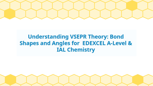 valence shell electron repulsion theory for EDEXCEL A level & IAL students