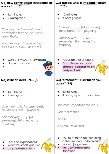 Paper 2 AQA GCSE: How to Answer the Questions