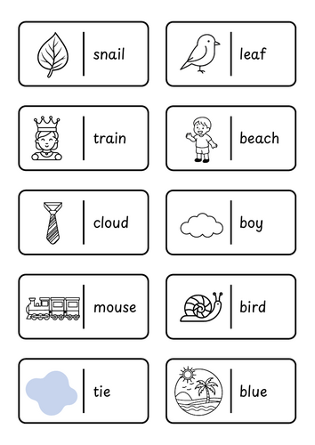 Phase 5 Domino Game Worksheet