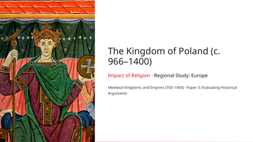 IB History Paper 3 Europe - Kingdom of Poland 966-1400 - Impact of Religion