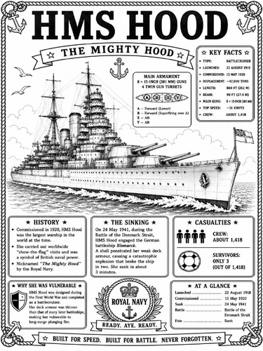 HMS Hood poster
