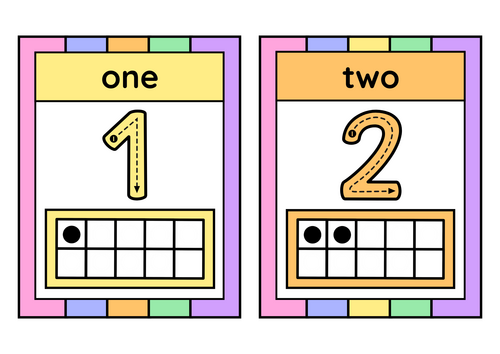 Number Cards 1-20