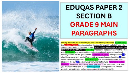 Writing a Grade 9 Paragraph - EDUQAS Paper 2 Writing (GCSE English Language)