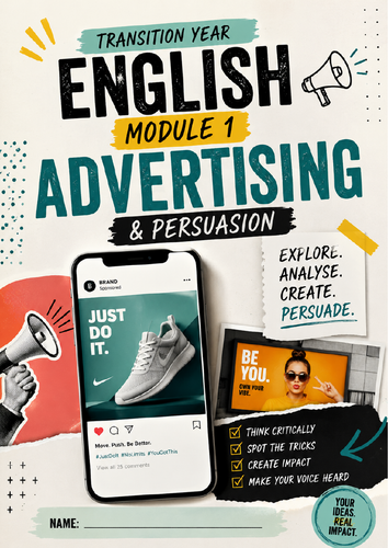 Transition Year Module 1: Advertising & Persuasion