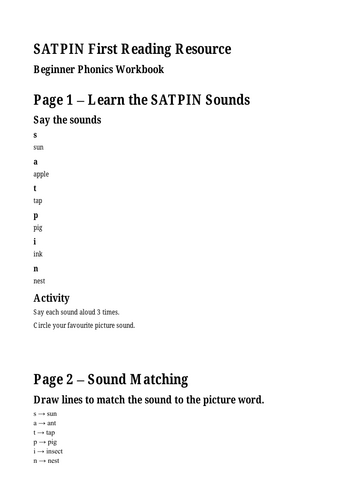 Satpin Phonics