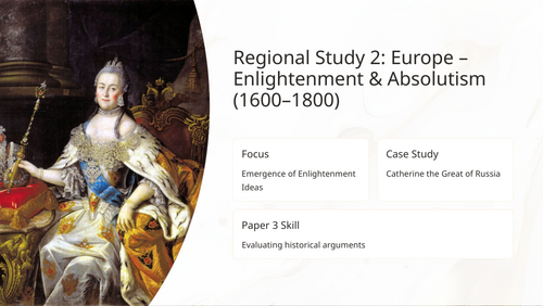 IB History Paper 3 Europe: Catherine the Great Russia | Emergence