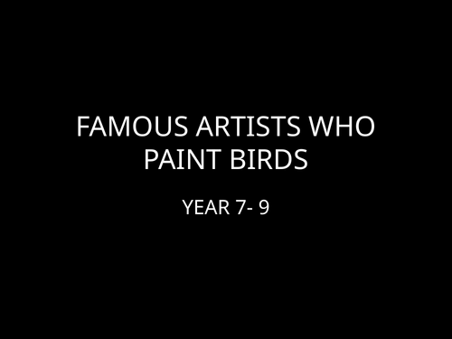 Birds PPt