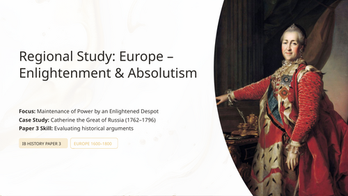 IB History Paper 3 Europe: How Catherine the Great Maintained Power