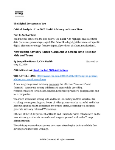GCSE English Screen Time Media Lesson Pack | Teaching Resources