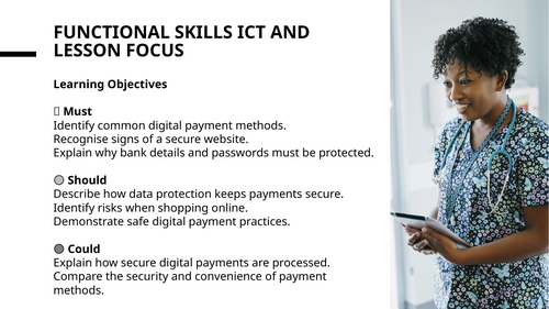 Functional Skills ICT: Smart Spending in a Digital World