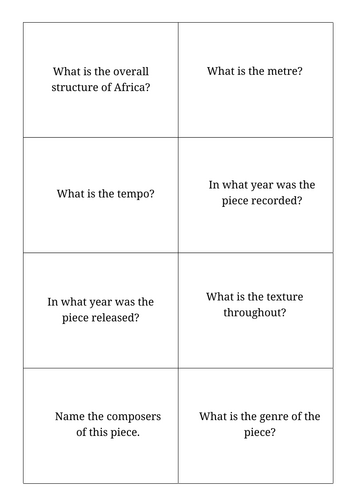 Africa Set Work 40 Revision Flashcards