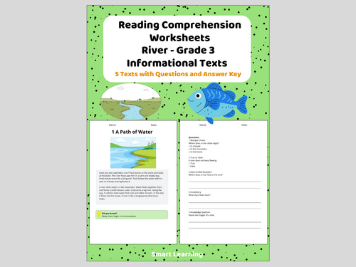 3rd Grade Reading Comprehension River – Informational Texts Animals