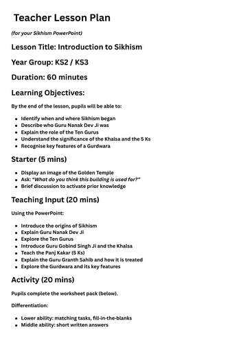 Sikhism PowerPoint