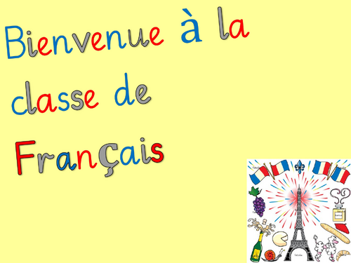 French greetings powerpoint for key stage 2 learners.