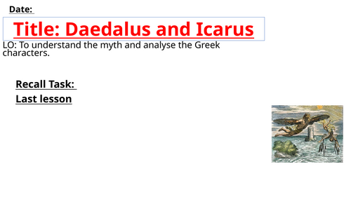 Daedalus and Icarus- Mythology
